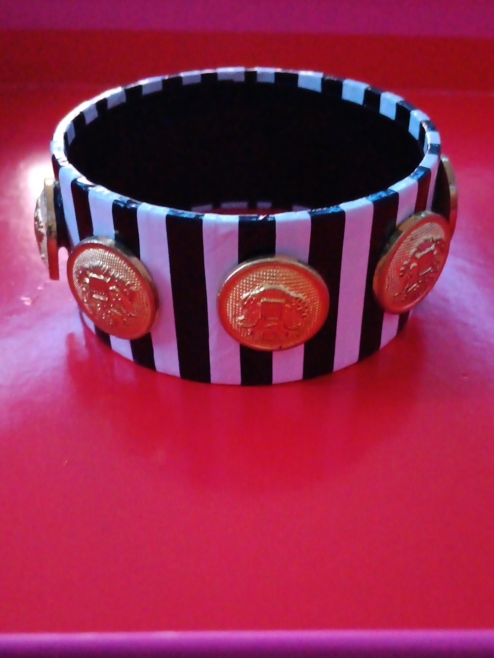 Black & White  Bangle Bracelet